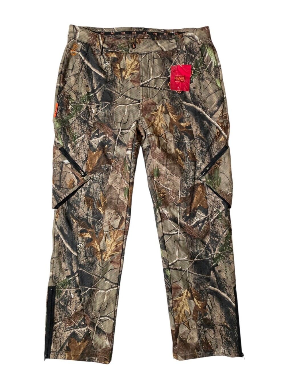 SHE Outdoor XL Realtree Foliage Camouflage Hunting Pants Fleece Lined Cargo